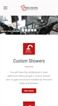 Mobile Screenshot of precisionglassandshower.com